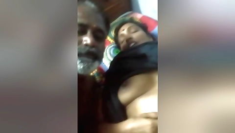 Indian hottie gets her husband's dick fucked on the web cam