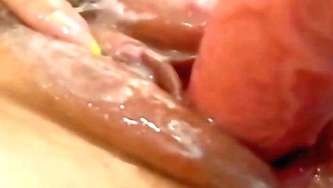 Indian teenage girl plays with dildo and gets horny