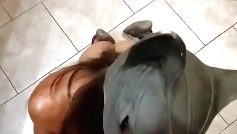 Indian teen sucks a man's hard dick in a hot deepthroat vid