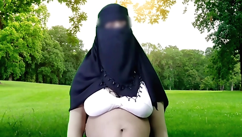 Indian housewife with a shaved pussy gets off by him