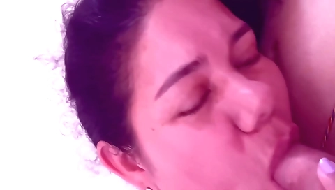 Brunette milf with a sexy body gets naughty in an amateur vid