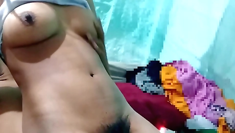 Amateur girl with huge tits gets fucked in the kitchen