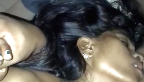 Brunette chick and a guy have fun with each other in various positions