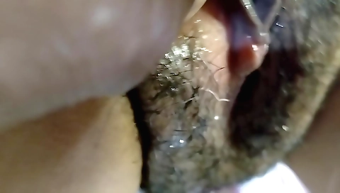 Hairy stepmom with a small and sexy body enjoys fucking