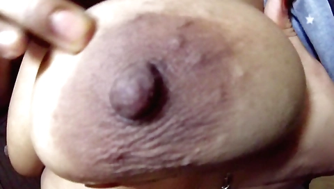 Indian big boobed babe plays with a big black dude