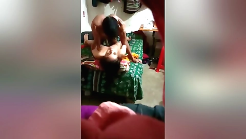 Indian chick suck cock then get fucked in hot hardcore action