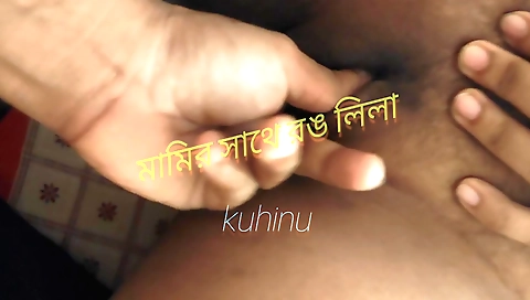 Indian slut fucks her hairy pussy and ass hole in amateur vid