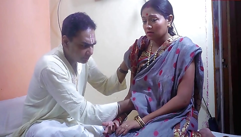 Indian slut in the kitchen gets banged hard by a man