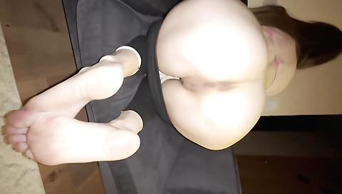 sniffing test old girl butthole smells after someone fuck her