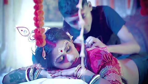 Amateur brunette girl shows off her tits and sexy dress