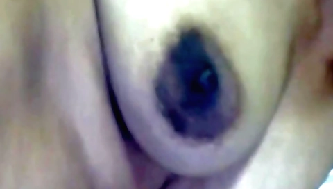 Hot amateur solo video shows my girl on her black body