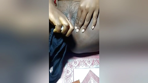 Hot indian solo girl 18+ amateur hairy in her underwear