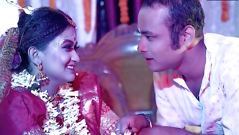 Indian chick gets nailed by her husband in the wedding