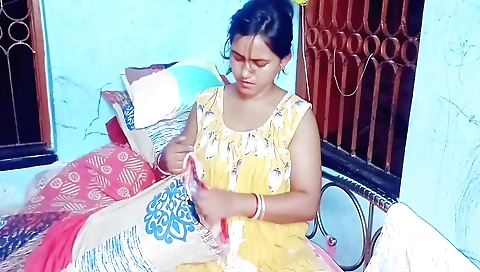 Blonde solo female video filmed by a man who watches and records