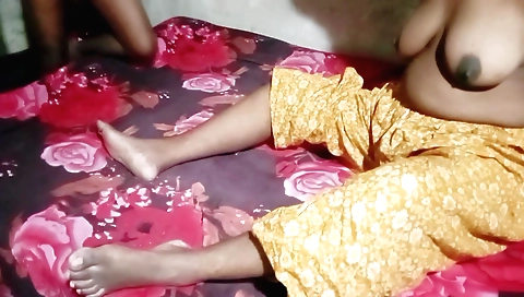 Indian blonde babe is giving a blowjob to her lover 1