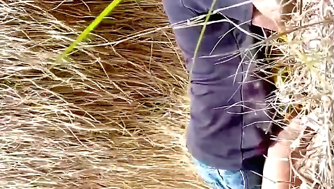 Indian babe is outdoors and she is fucking with a guy