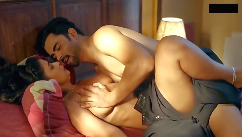 Indian woman is getting boned in the bondage scene