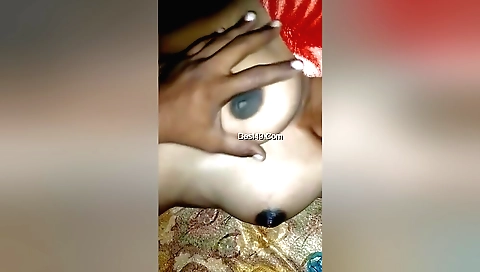 Indian girl gets her pussy pounded by a big rod in POV