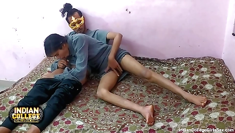 Busty brunette chick gets her pussy stuffed by her lover