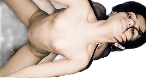 Indian small titted and big ass slut fucked in missionary