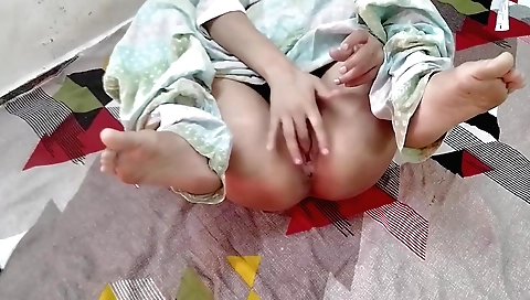 Indian stepsister in sexy outfit dress made for her