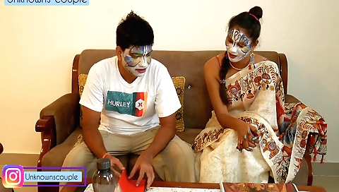 Amateur brunette teacher takes revenge on her cheater boyfriend