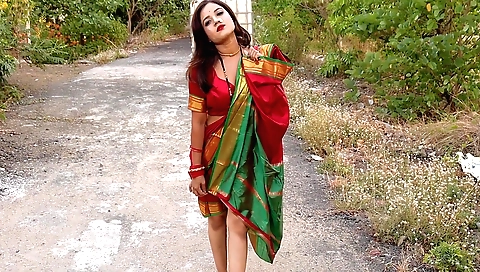 Gorgeous indian babe with long legs and nice tits in hot solo