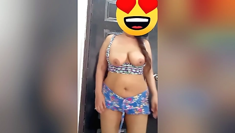 Horny stepsister bangs her pussy with her hard cock