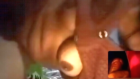 Indian guy and his female lover playing with the videos