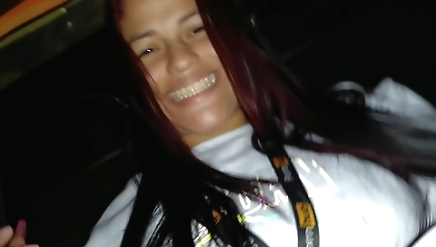 Indian girl masturbating while driving on the taxi