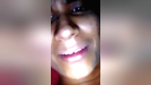 Indian amateur female masturbating on her bedroom tv