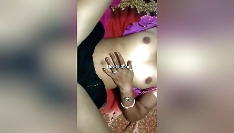 Indian teen hunk on her hairy pussy in the pov scene