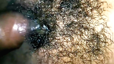 Indian teen plays with a big dick in front of the camera