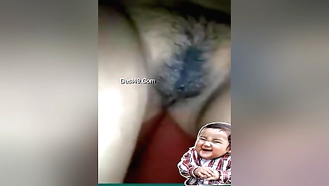 Sexy hairy girl showing her hairy pussy and ass on webcam