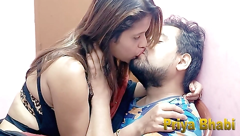 Sexy brunette Indian wife gets fucked in the kitchen