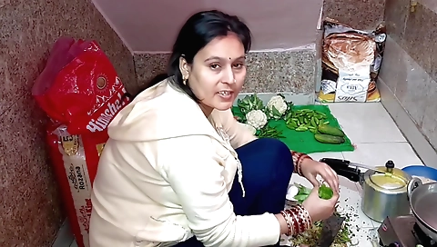 Amateur brunette milf is on the bed with her lover